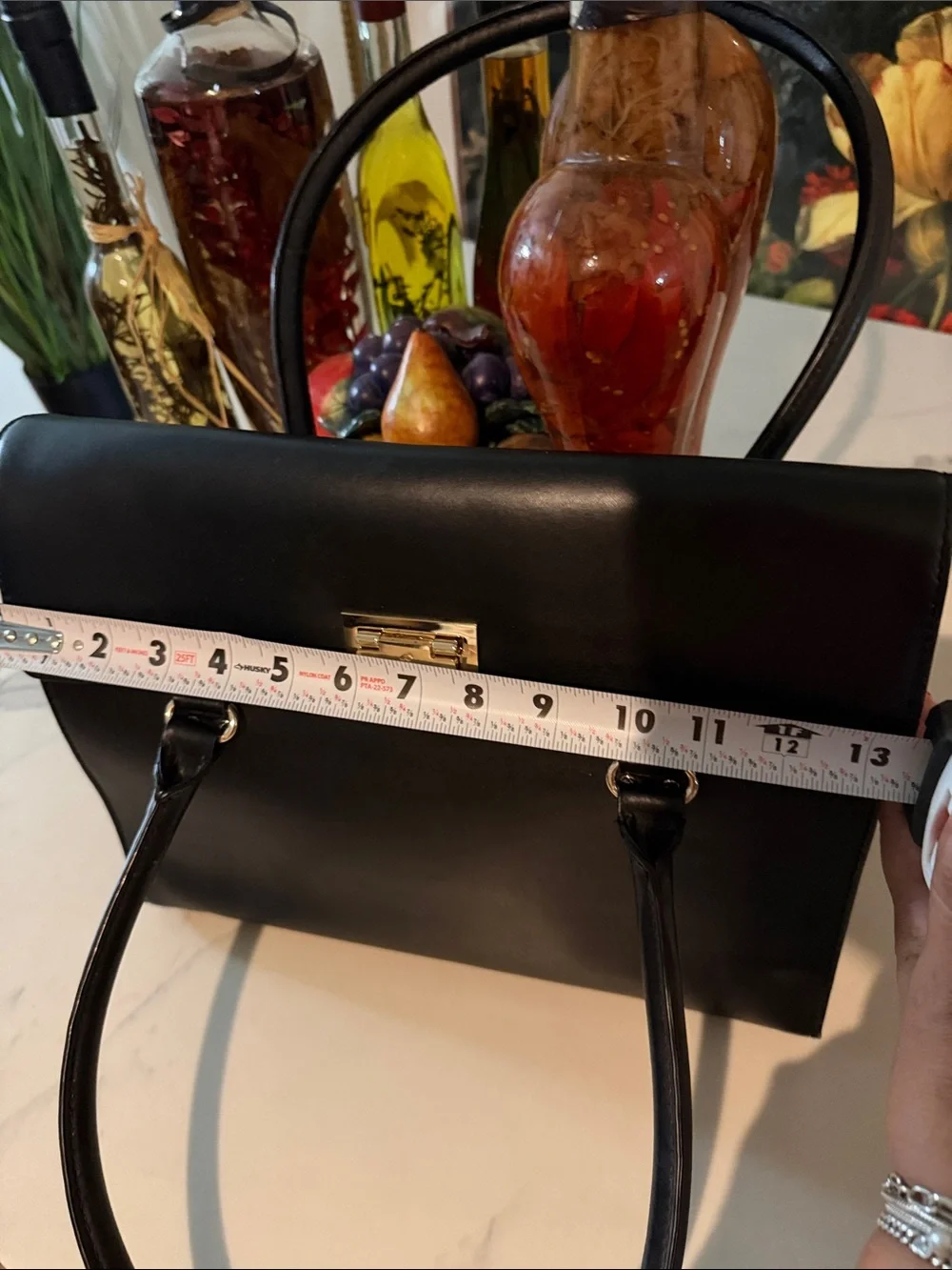 kate spade structured black