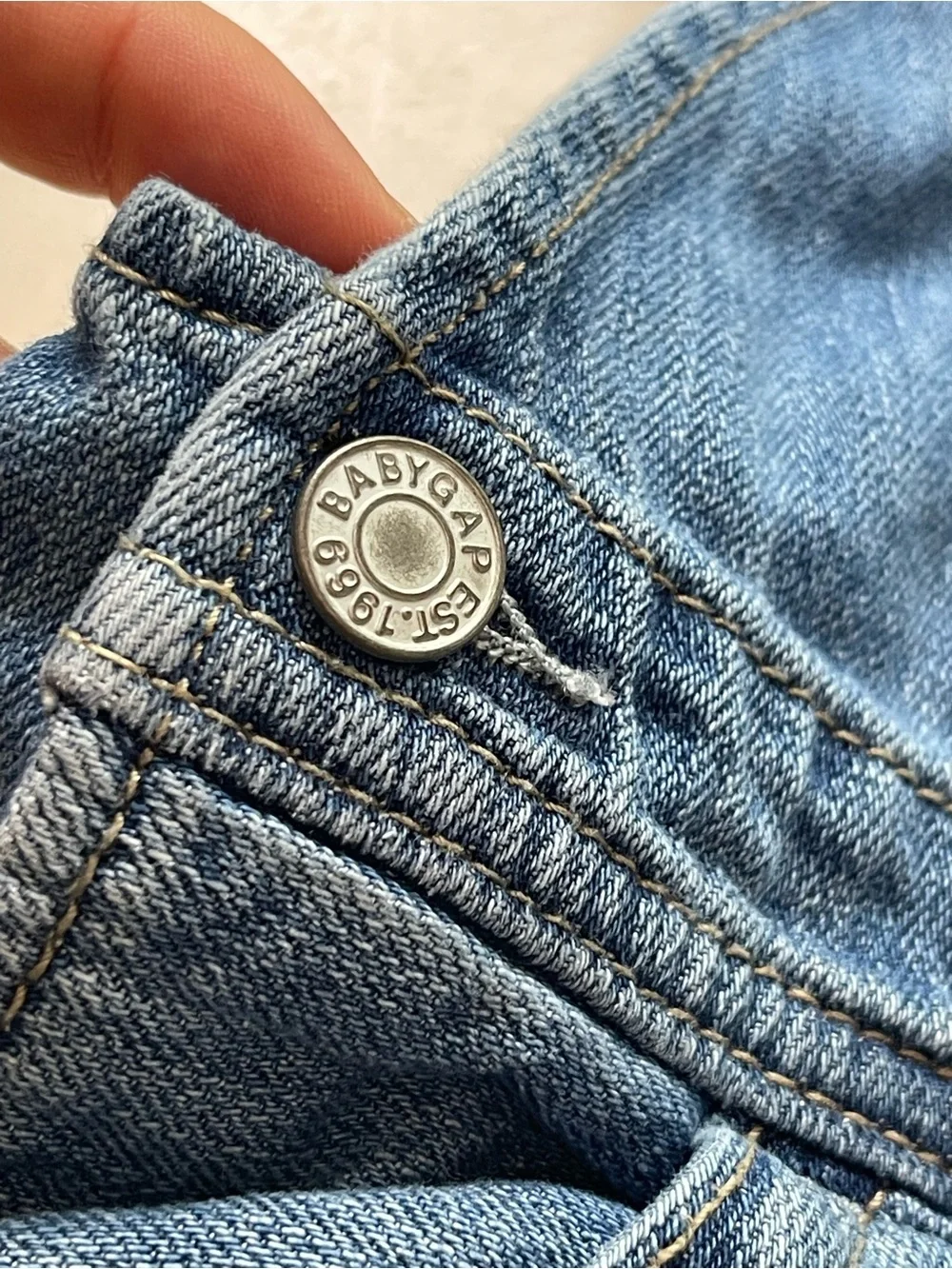 GAP denim straps