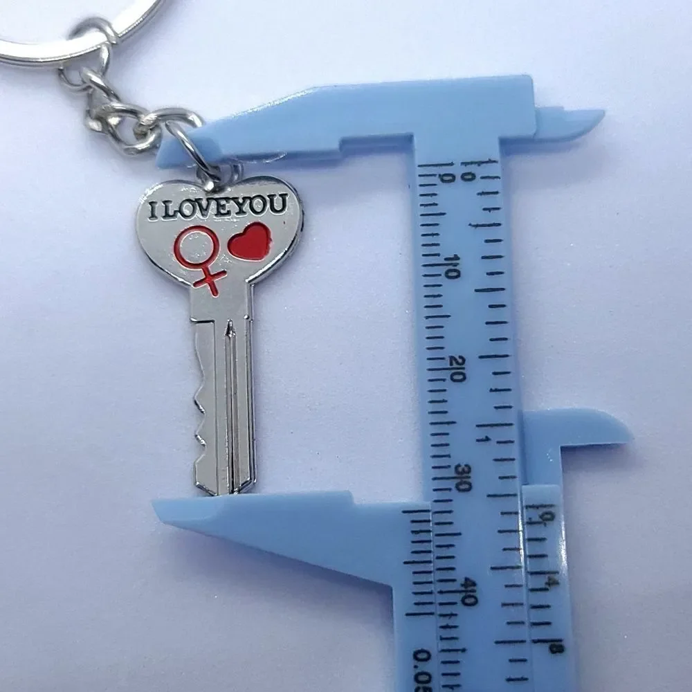 Couples Key to My Heart Keychain Set Matching I Love You Keyring Romantic Gift