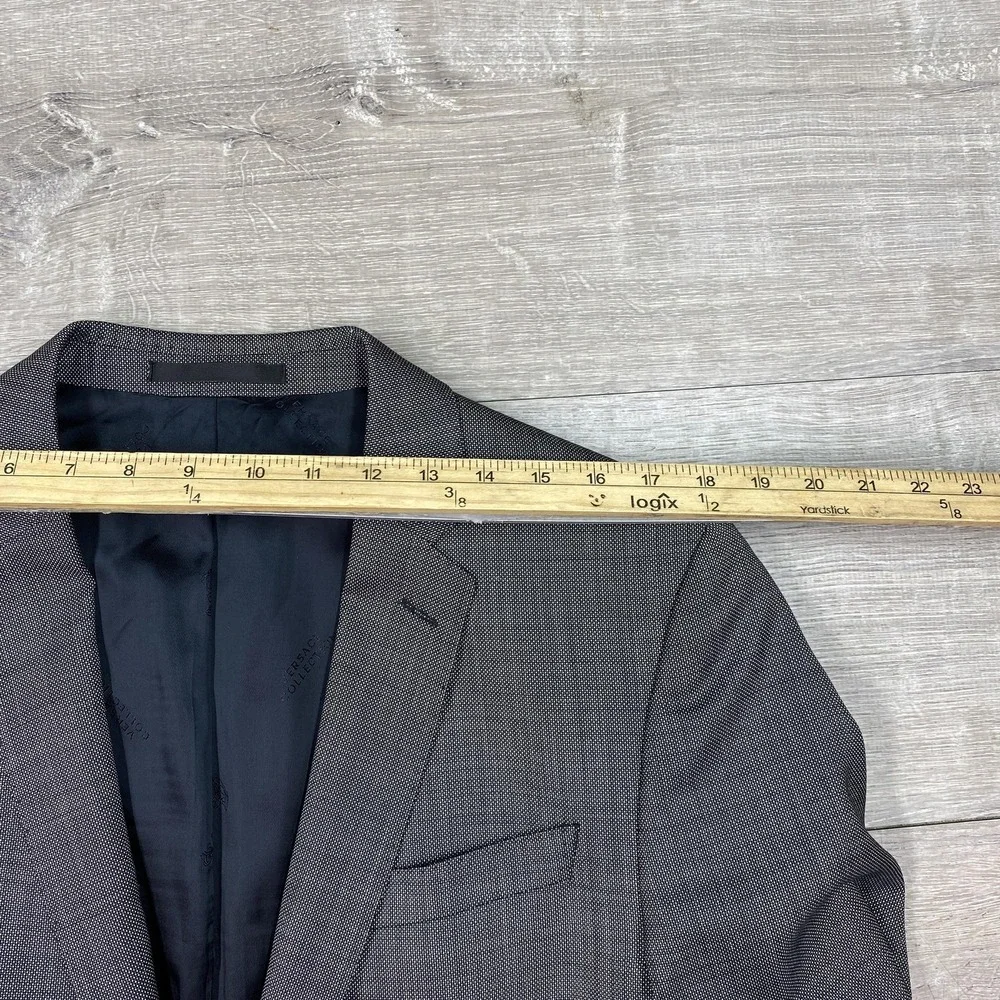 Versace Collection Blazer Mens‎ 42 R Gray Two-Button Notch Lapel Suit Jacket