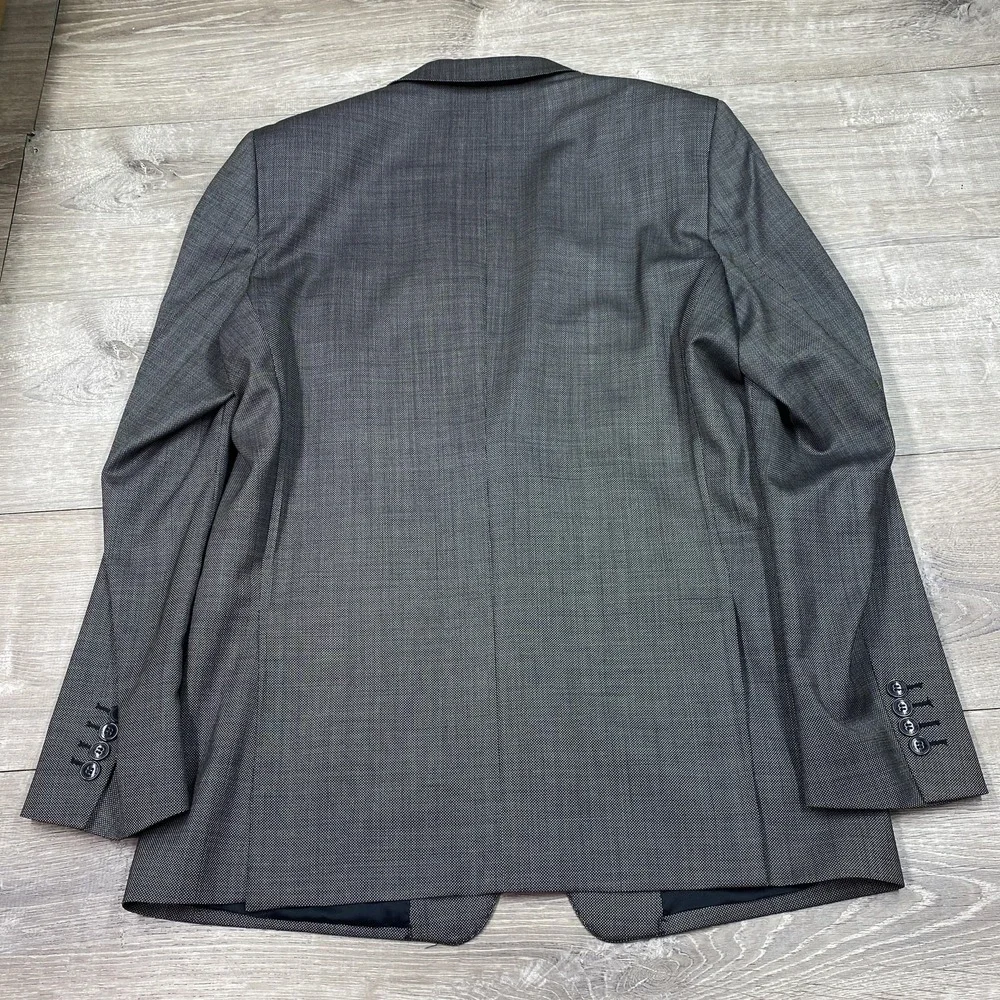 Versace Collection Blazer Mens‎ 42 R Gray Two-Button Notch Lapel Suit Jacket