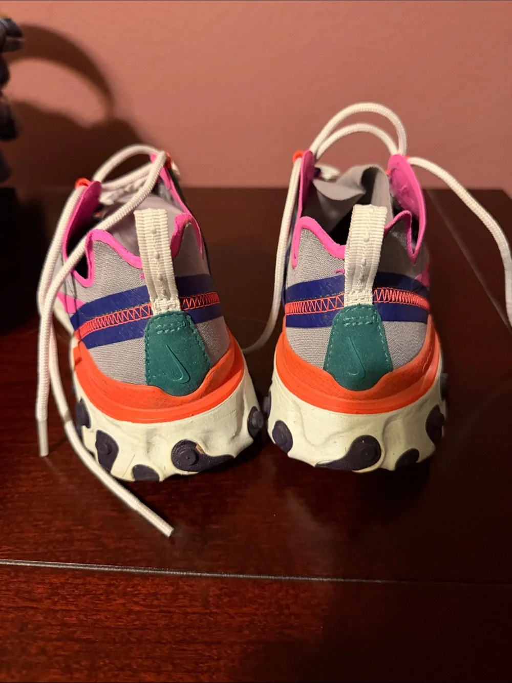Nike women’s- Gray with Pink, Teal & Orange Accents