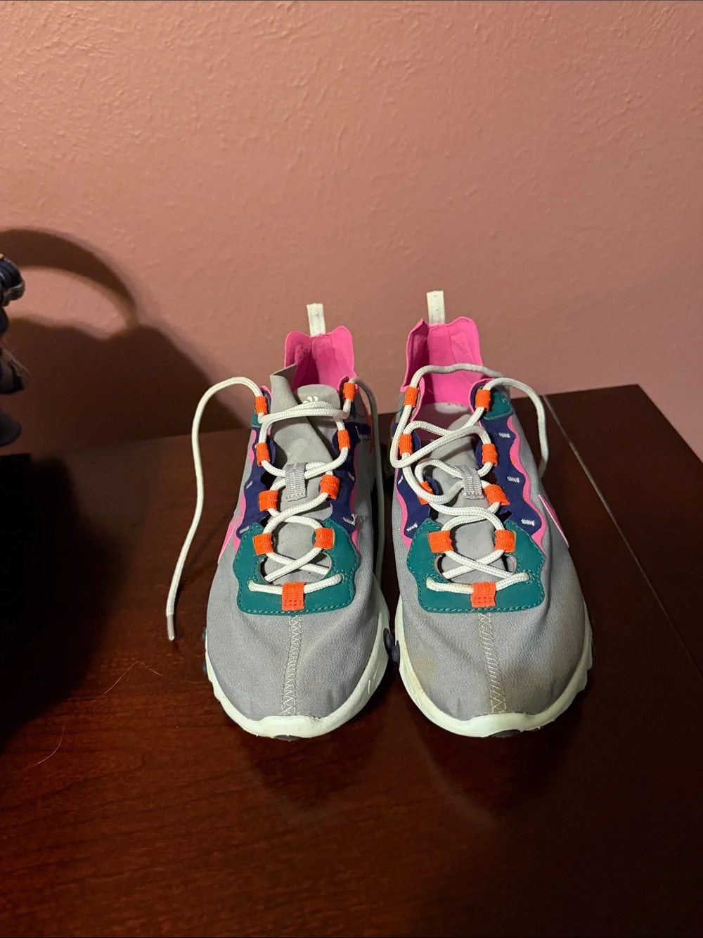Nike women’s- Gray with Pink, Teal & Orange Accents