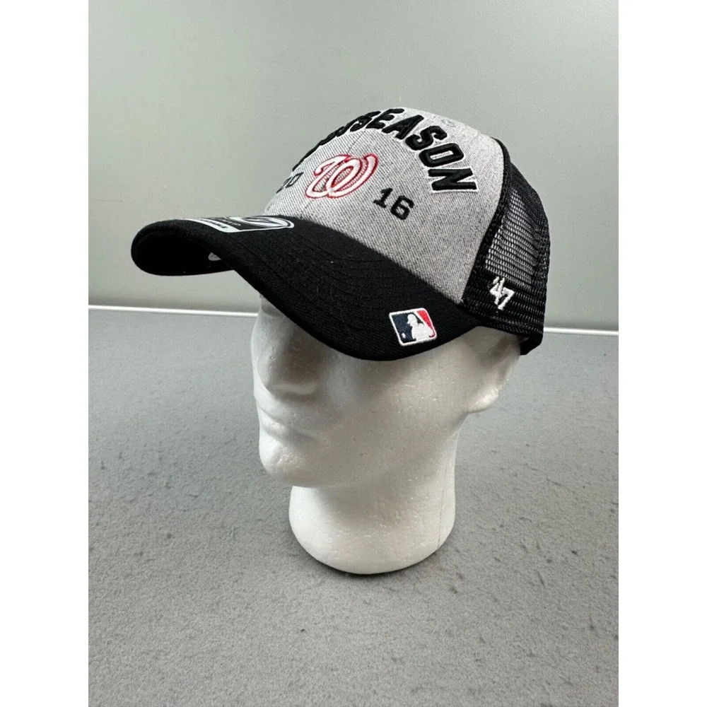 '47 MVP Washington Nationals MLB Postseason Cap Adjustable Meshback Baseball Hat