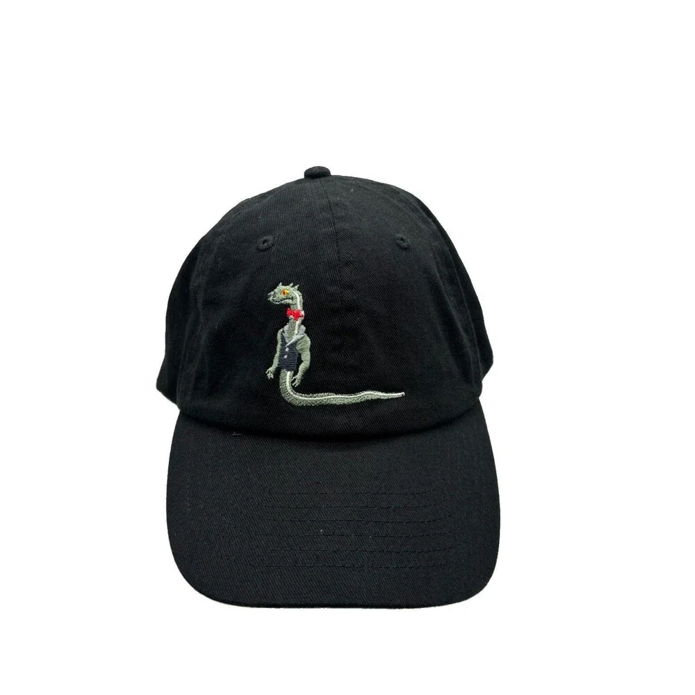 Little Demon FX Hulu Promo Hat Black Cotton Lizard Bowtie Dad Cap Adjustable