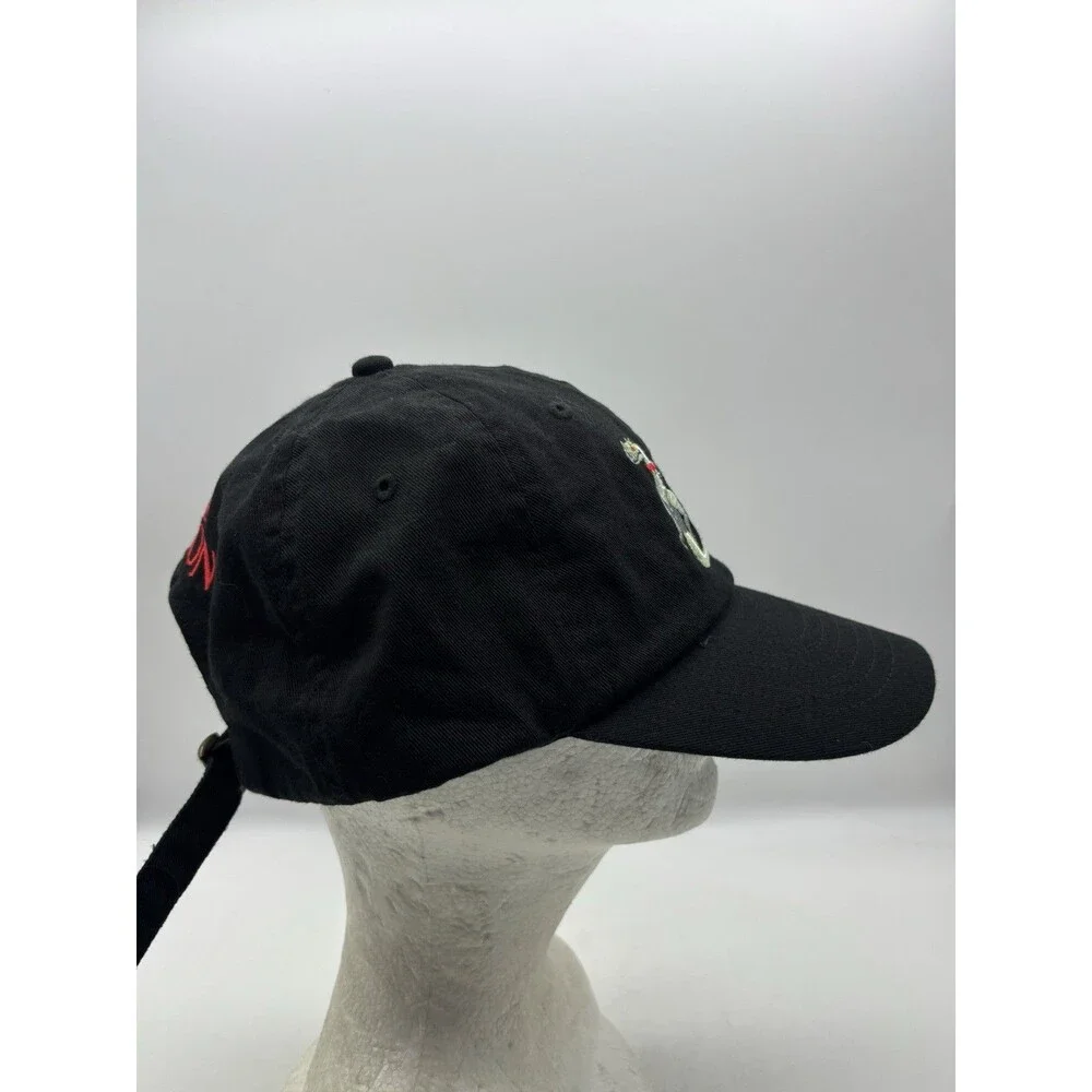 Little Demon FX Hulu Promo Hat Black Cotton Lizard Bowtie Dad Cap Adjustable