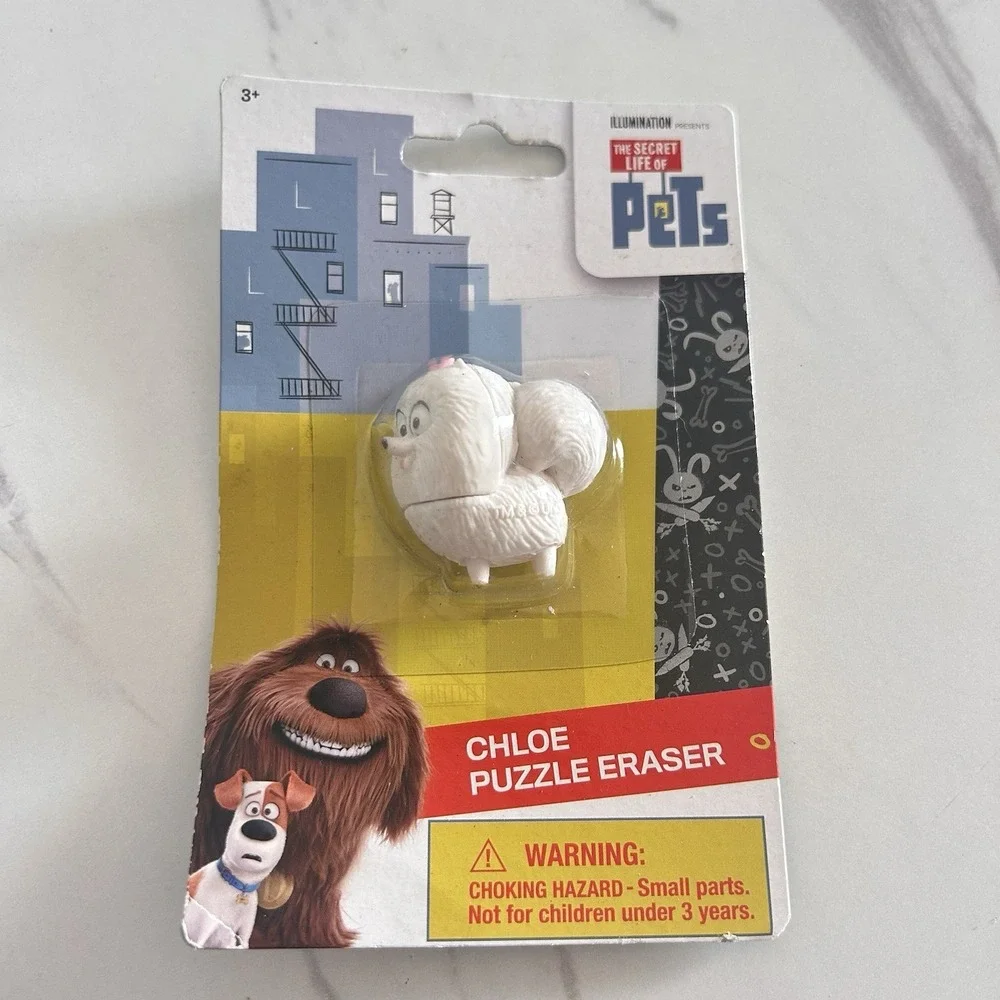 The Secret Life Of Pets Chloe Puzzle Eraser‎ Illumination New Older Stock UU
