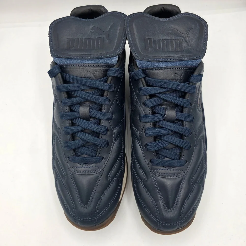 NWOB Puma Fenty x Avanti VL Rihanna Club Navy Leather Shoes Women 9 399262-01