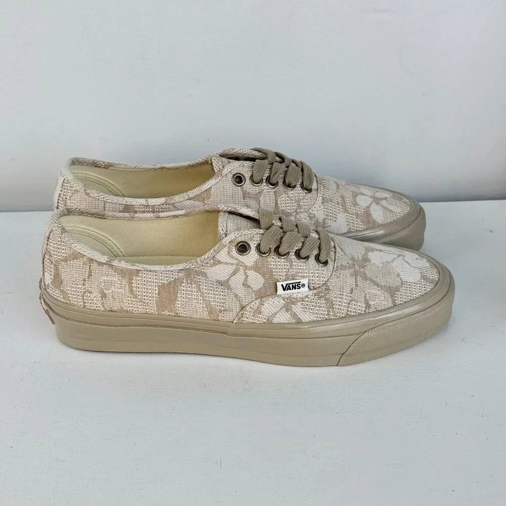 Men's 8.5, Women's 10 -Vans Authentic Reissue Mateo Floral Beige/Khaki - 507452