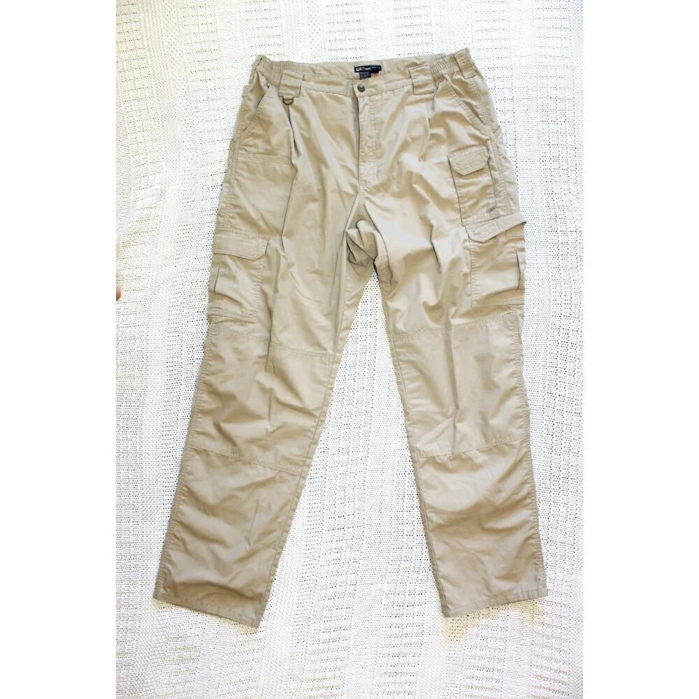 5.11 Men's ABR Pro Tactical Cargo Pants Size 40/36 Khakis Pockets Outdoor Work