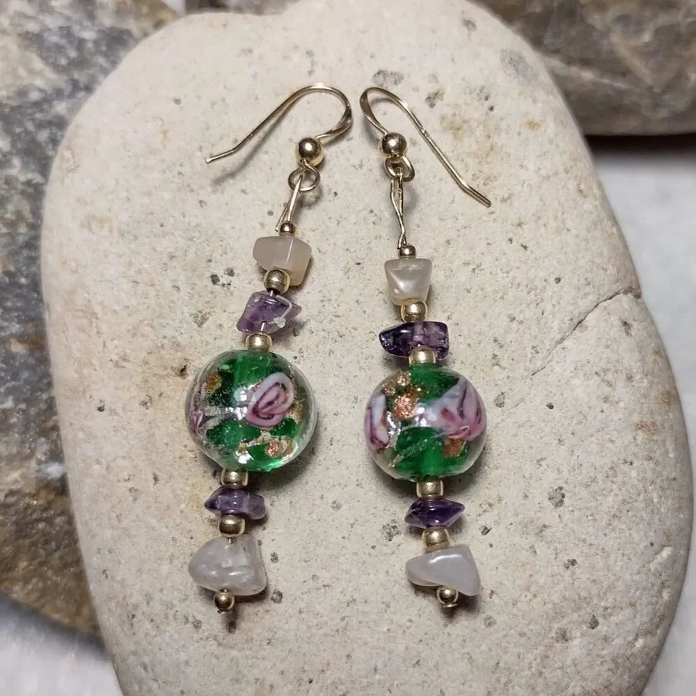 Unique Vintage bead marked gf