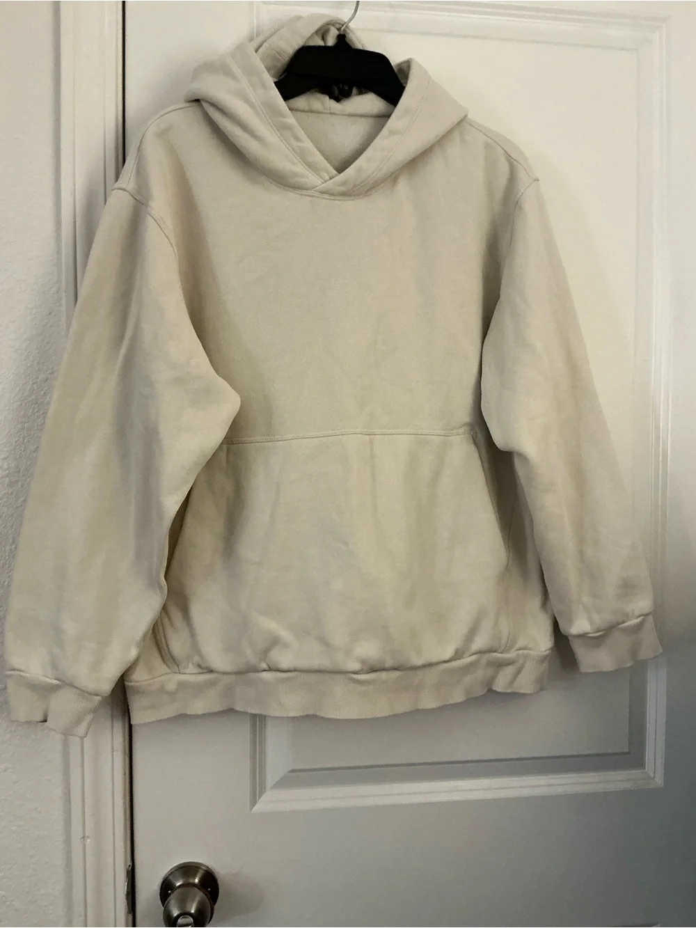 Lululemon Steady State Pullover Hoodie Bone White Cream Oversized Size 14 XL