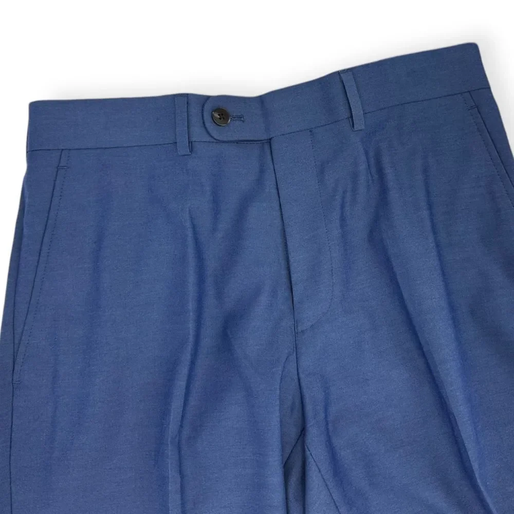 Perry Ellis Portfolio Dress Pants‎ Suit Separate 30W x 32L Blue Corpcore