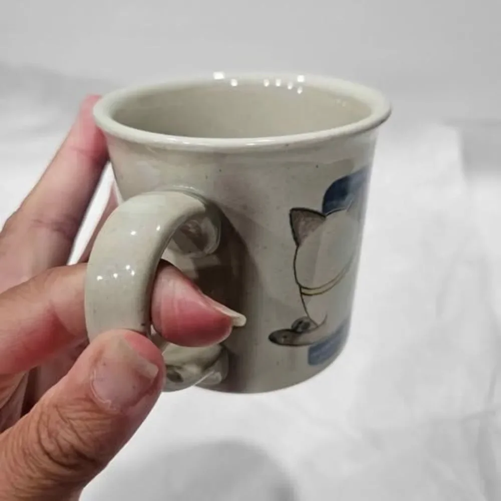 Cute Siamese cat mug