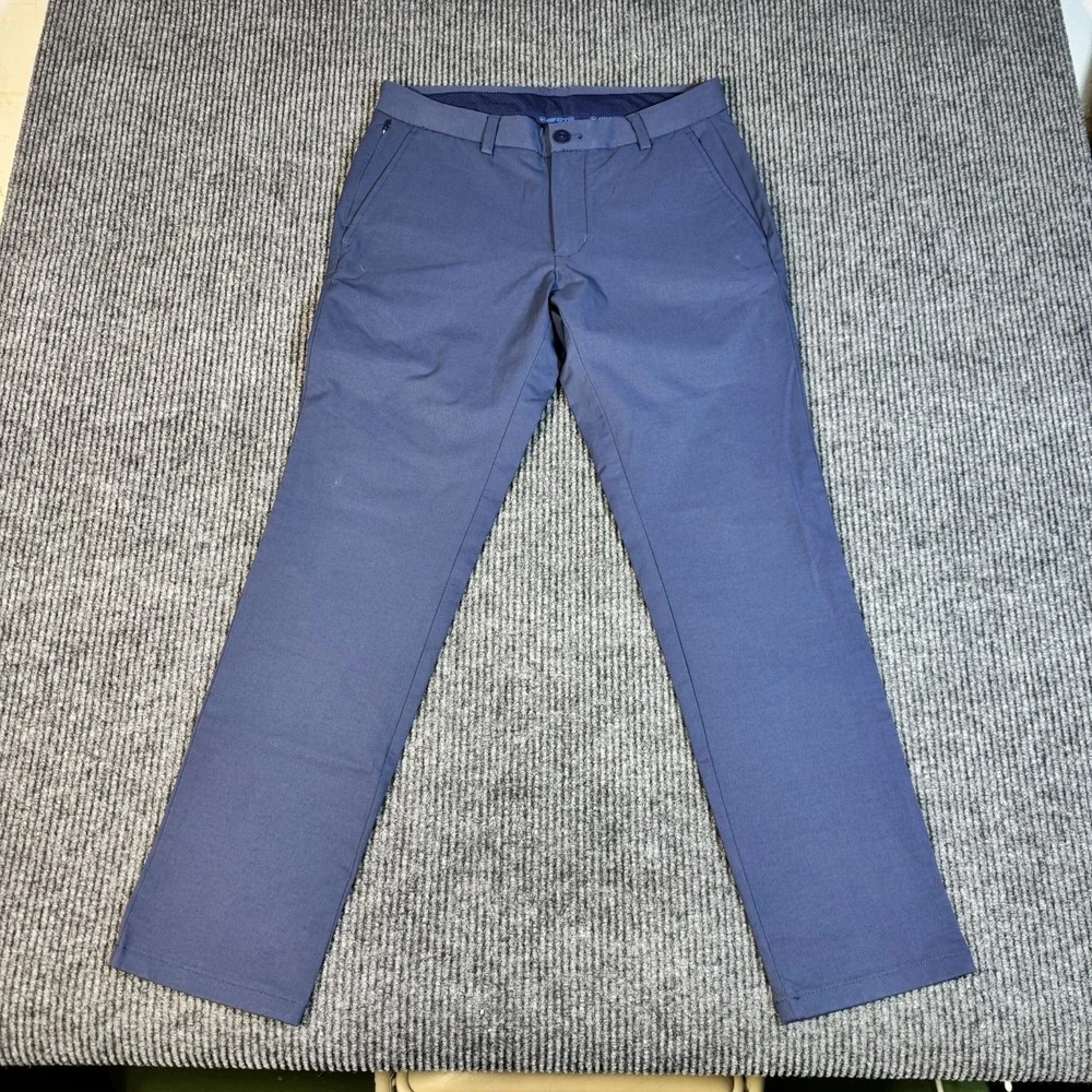 Vineyard Vines OTG On The Go Chino Pants Mens Size 32x30 Navy Golf Performance