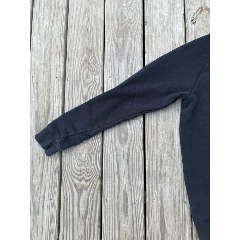 Adidas Esssntials Trefoil Black‎ Crew Neck Sweatshirt Mens Size XS Pullover