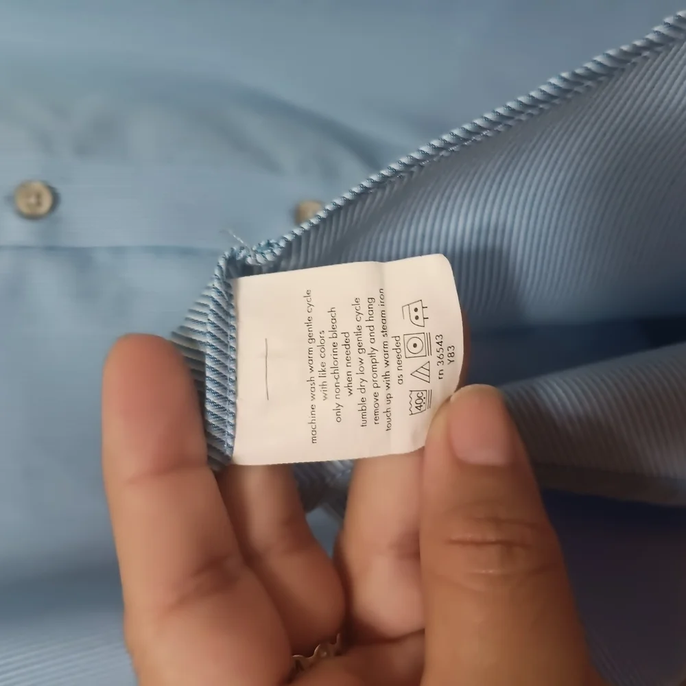 Calvin Klein Men's Blue Dress Shirt