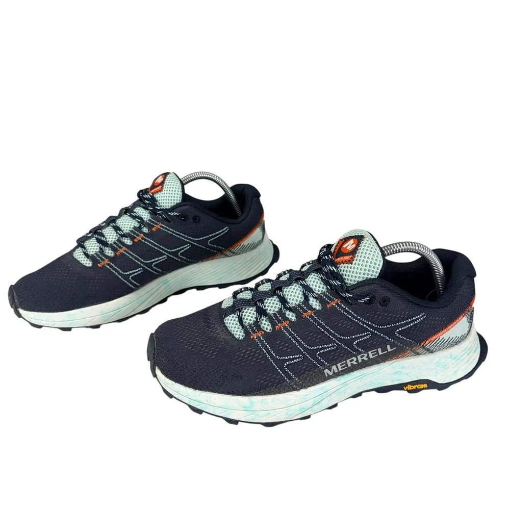 Merrell Hiking‎ Trail Outdoor Running Breathable Performance Shoes Blue Women 8