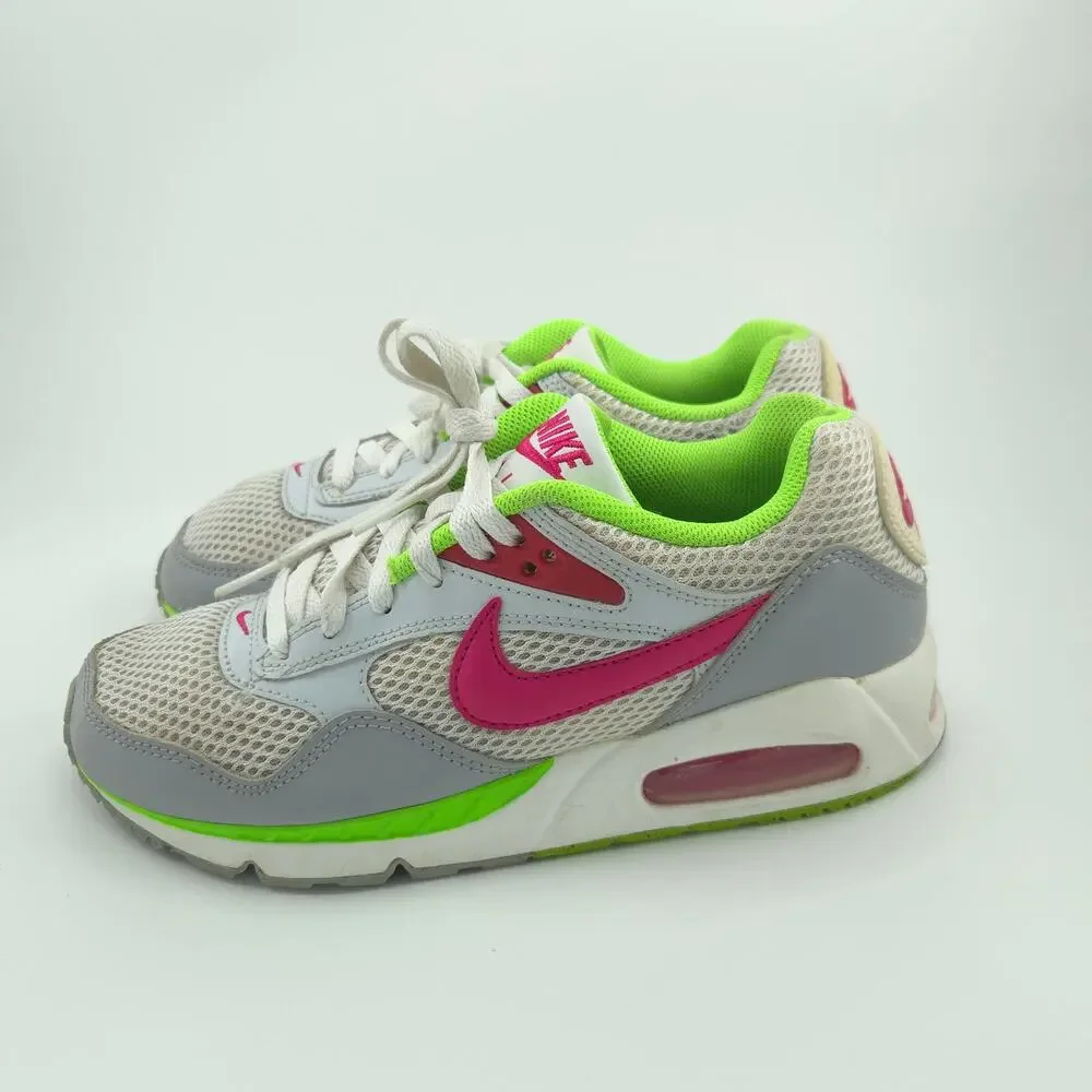 Nike Air Max Correlate Women's Size 7 511417-163 White Fireberry Lime Green