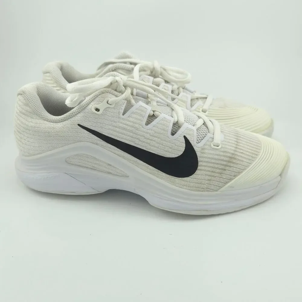 Nike Zoom Vapor 12 Women's Size 8.5 FV5554-100 White Black