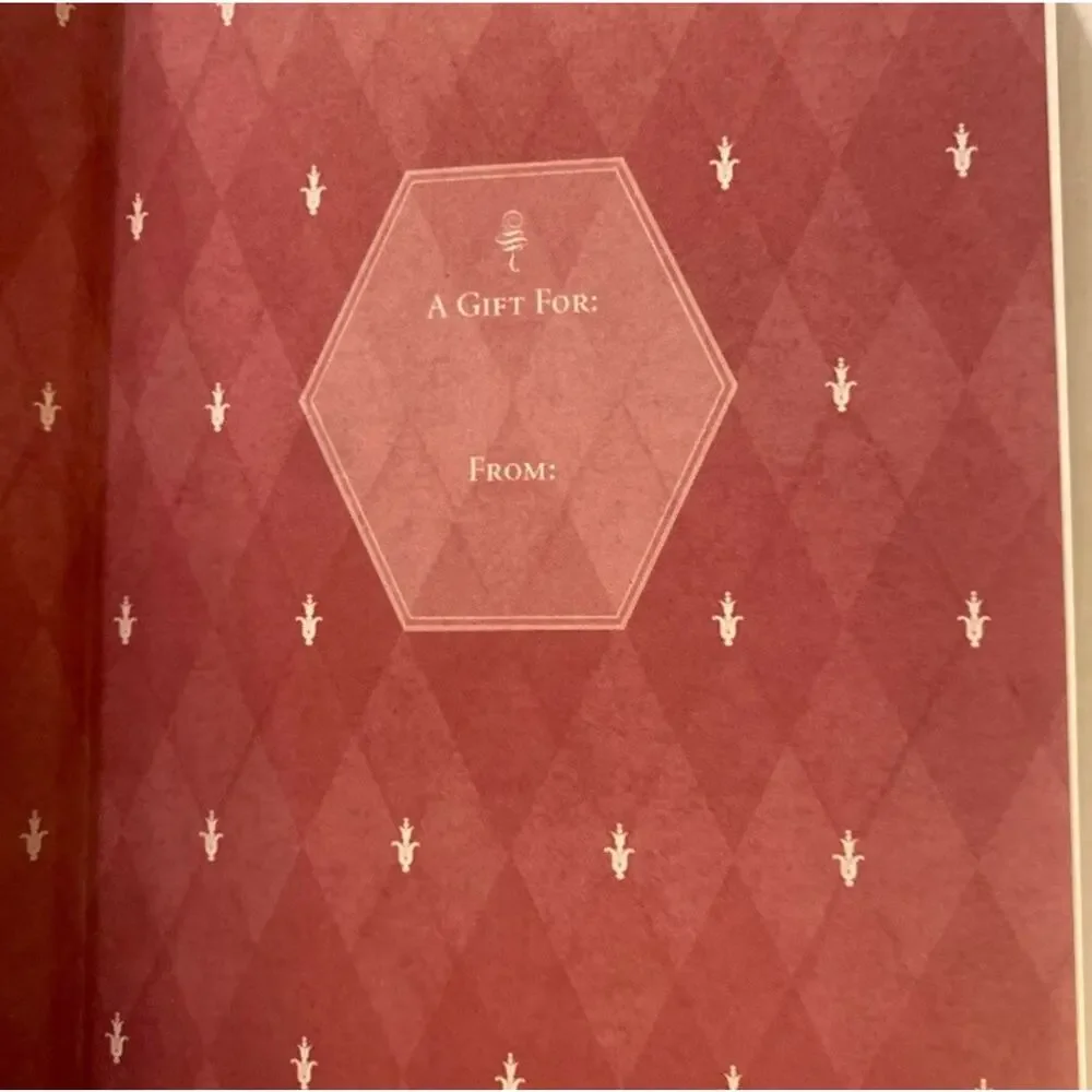 The Secret Garden Hallmark Gift Book 2001 Red Velvet Hardcover Ribbon Bookmark