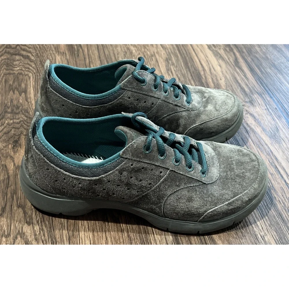 Dansko Womens Shoes Sneakers Gray Size US38 Suede Athletic Walking Running