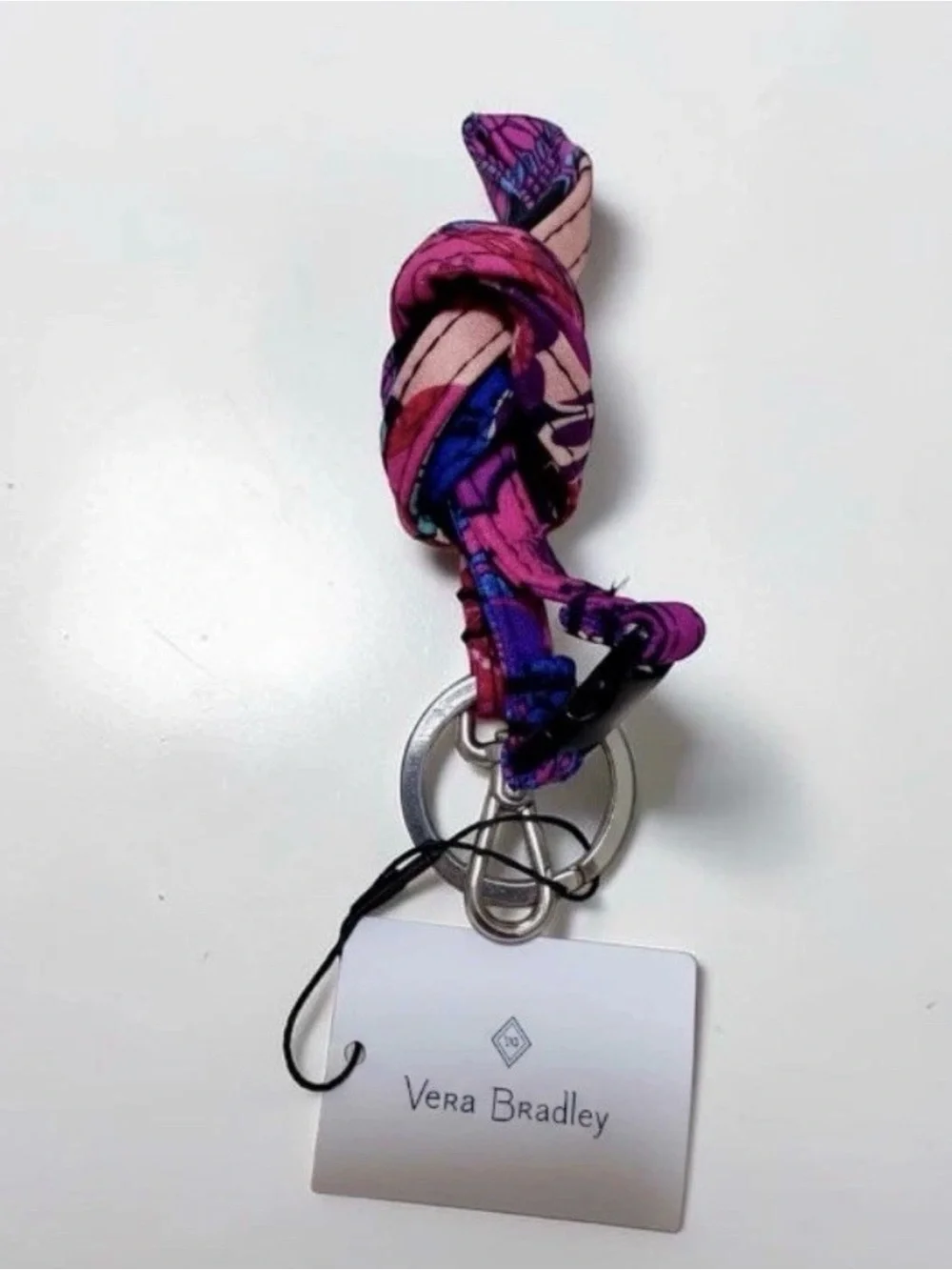 Vera Bradley BREAKAWAY Lanyard in Floral Fiesta w/ Ring and Lobster Clip NWT