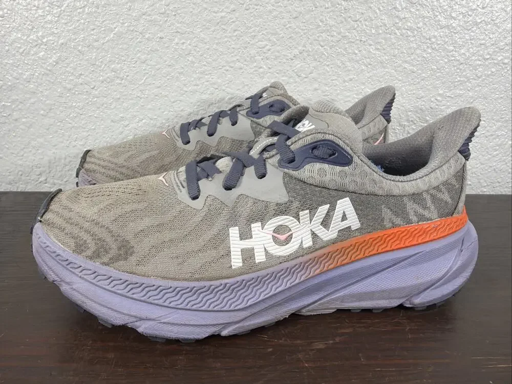 Hoka On One Challenger ATR 7 Grey Running Shoes Women’s Size 6.5 B 1134498 GYW