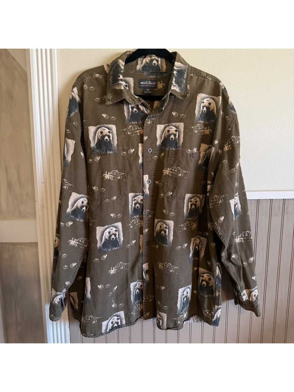 Woolrich bear print