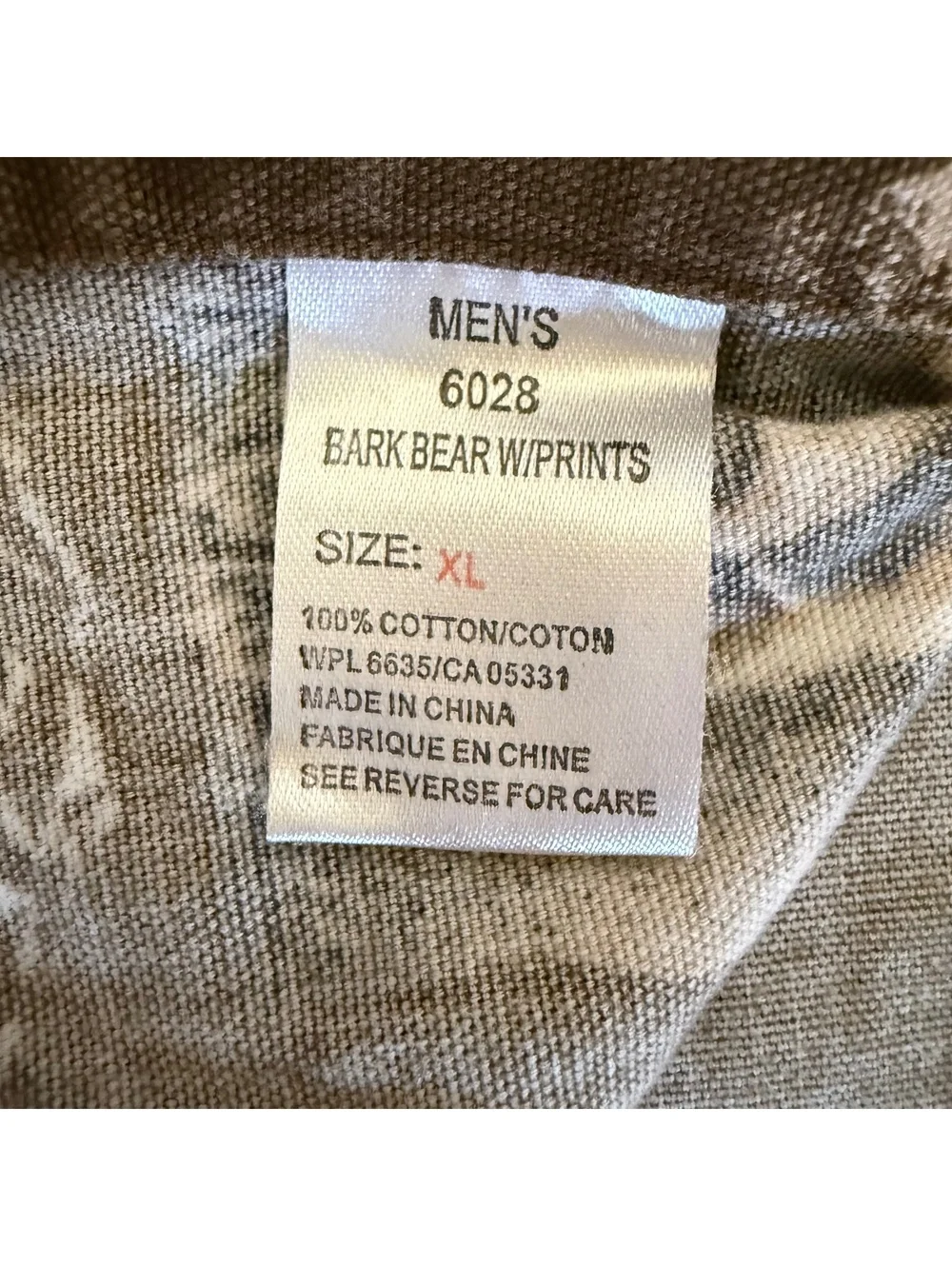 Woolrich bear print