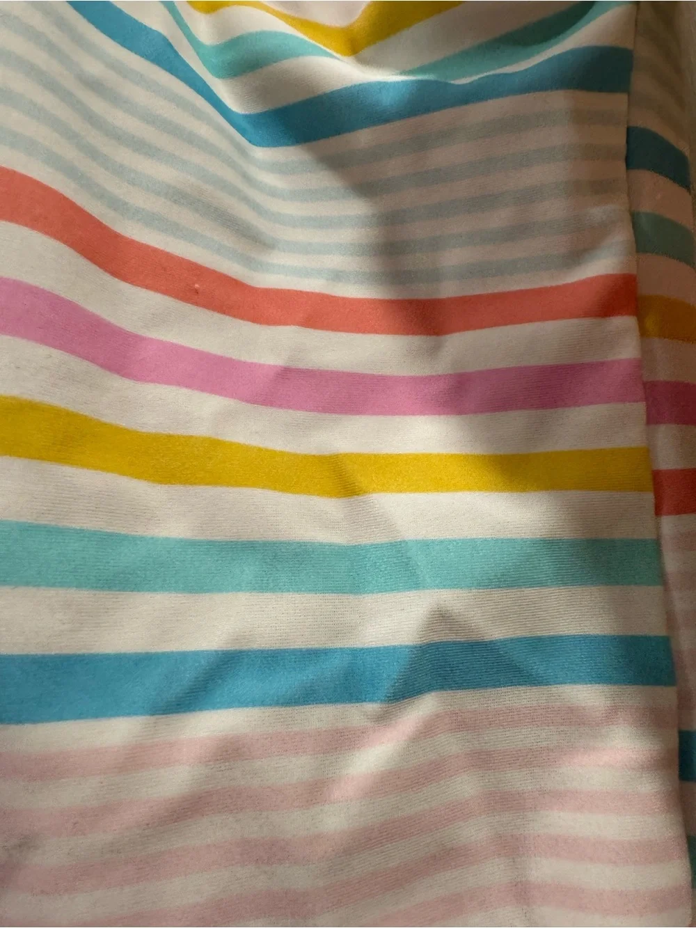 J.‎ Crew Girls' striped rash guard swimsuit 10 Rainbow Summer Vacation Beach