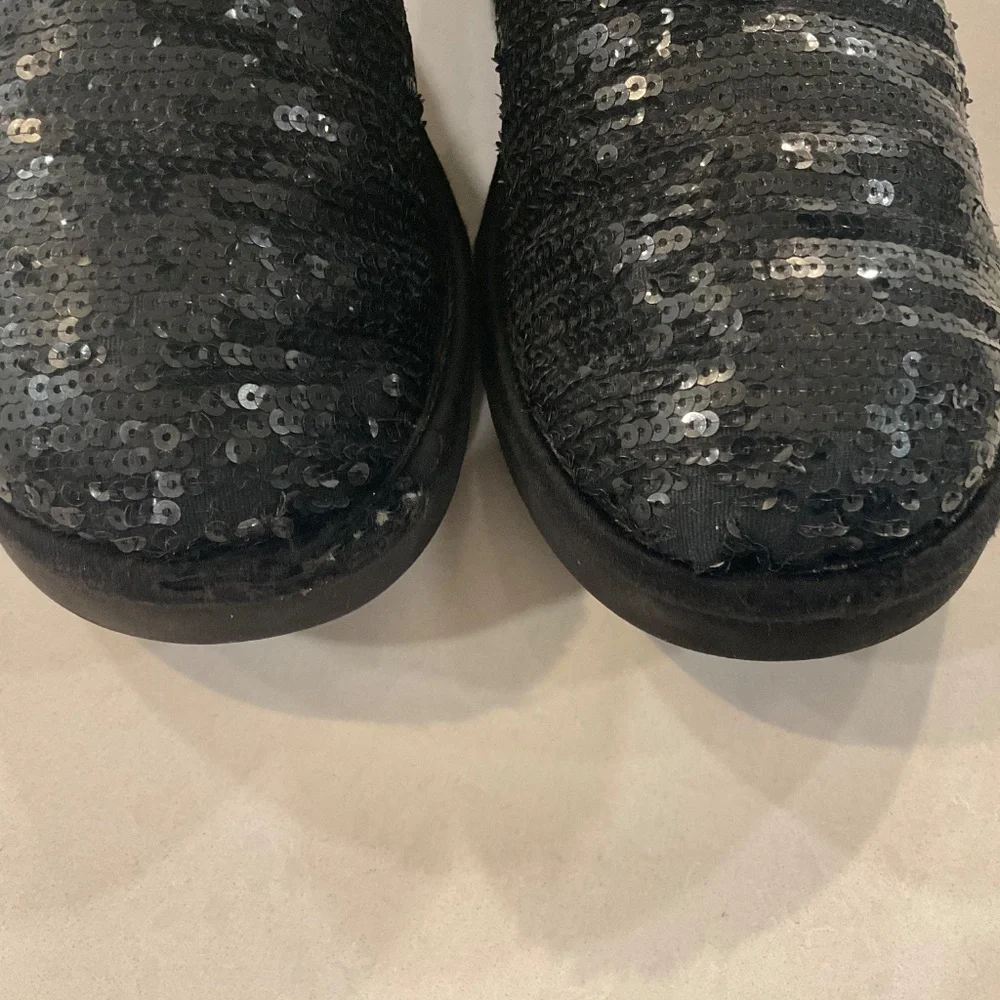 UGG Black Sequins Boots Size 7