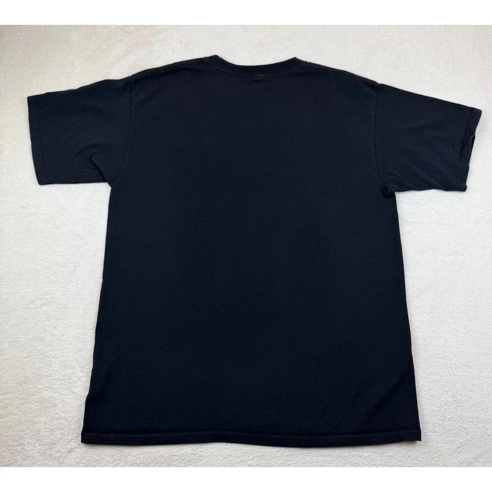 Empyre Worldwide Mens Large Black Pocket T-Shirt Galaxy Space Print Cotton‎ Tee