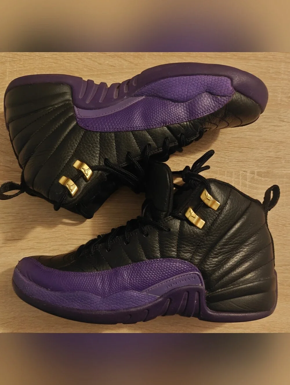Nike Air Jordan 12 Retro GS Field Purple Black - Size 6.5Y - 153265-057