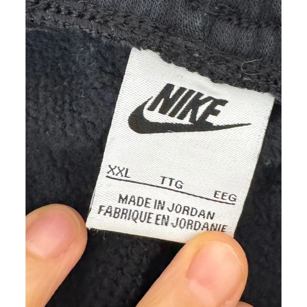 Nike relaxed Black Jogger Sweatpants athleisure comfy lounge‎ 90s Size XXL