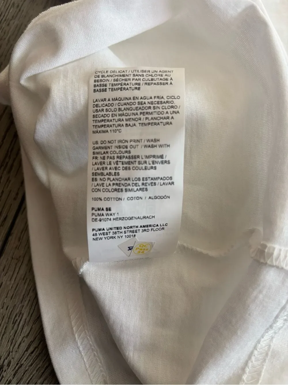 Puma white crew