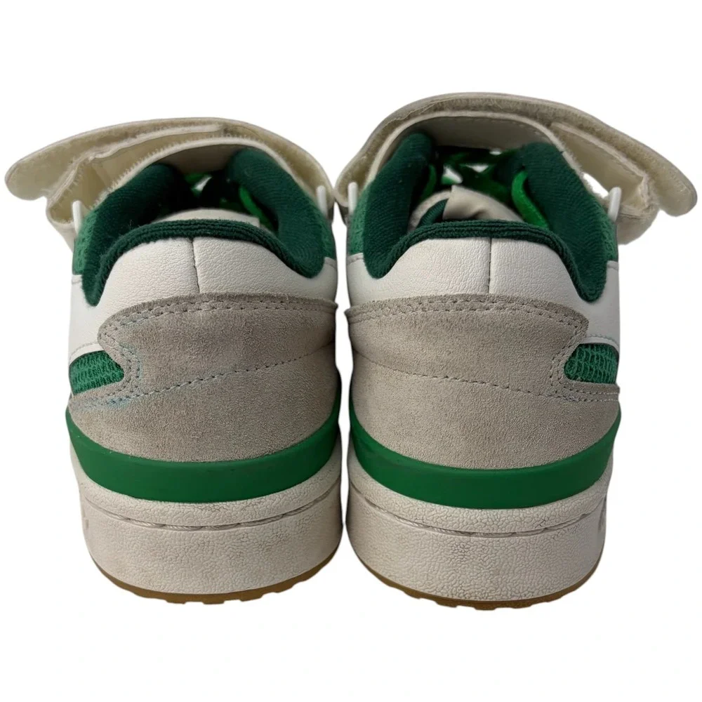 Adidas Forum Low White Green Gum Leather Sneakers Women's US 5.5 UK 5 EU 38