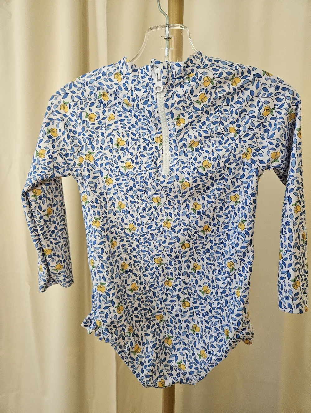 Adventurewear Lemon Floral Long Sleeve Swimsuit 24M