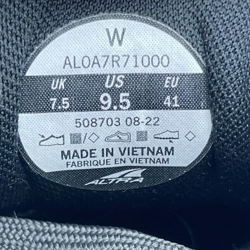 Altra Escalante 3 Shoes Womens Size 9.5 Black Running Comfort Athletic Sneakers
