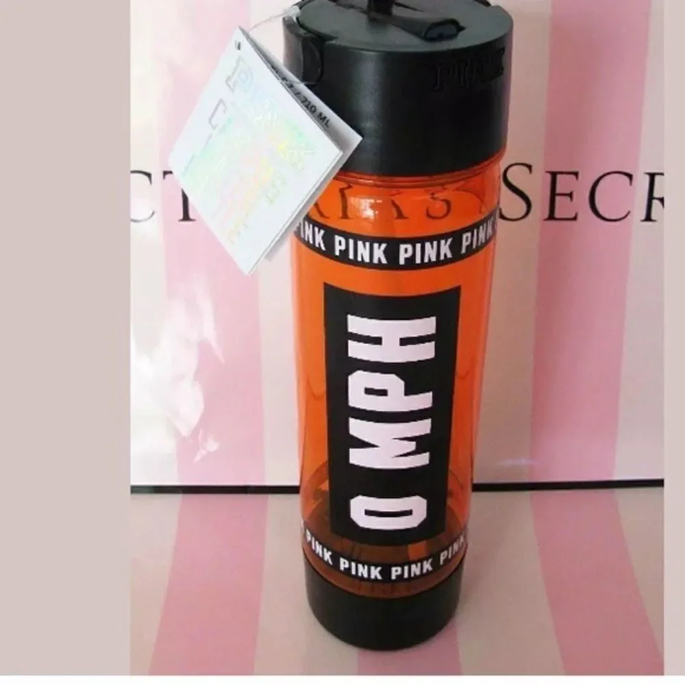 NWT Victorias Secret 10 Pack PINK Campus Water Bottle 24oz w/ bottom compartment