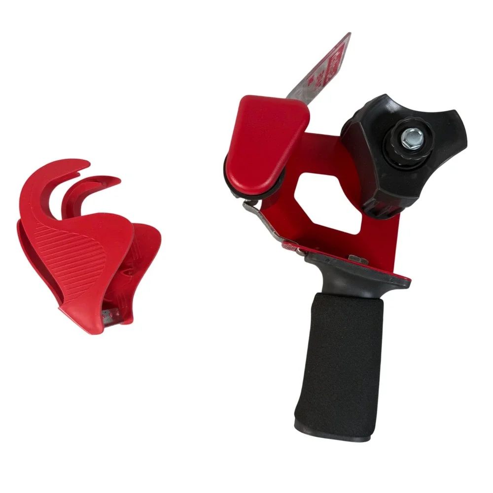 Scotch H180 Industrial Tape Dispenser Red Heavy‎ Duty Packing Gun Bundle