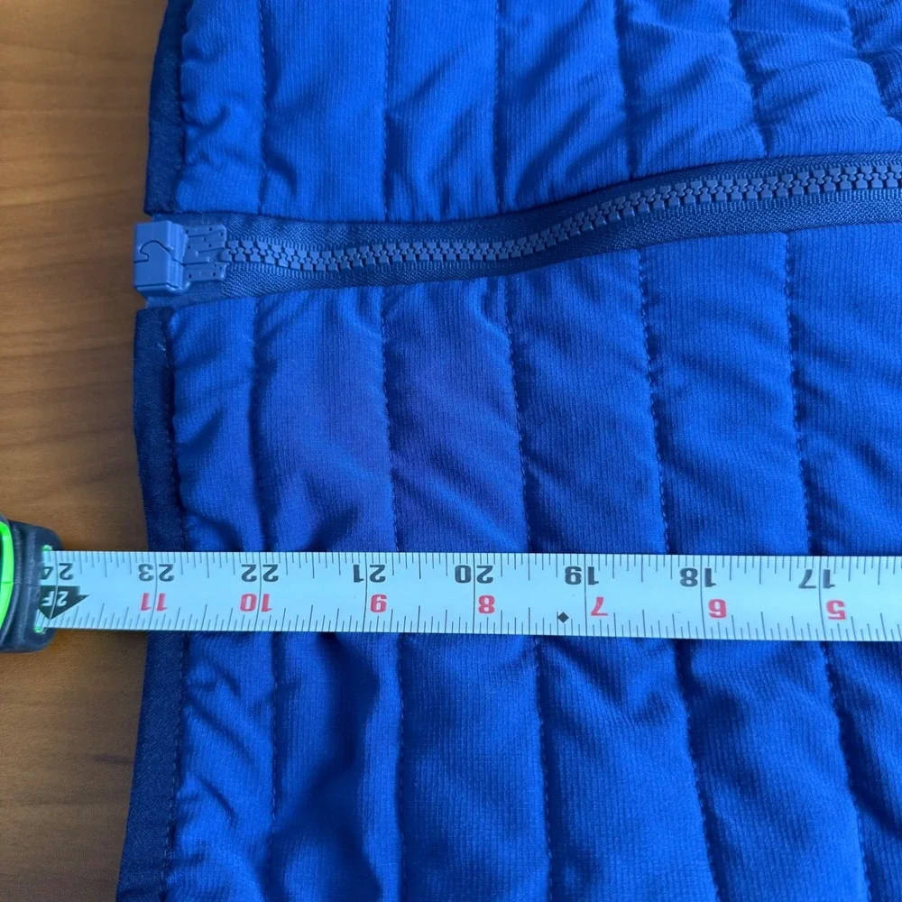 Vineyard Vines Marine Air Vest Kids XL Blue Puffer‎ Quilted Zip Front