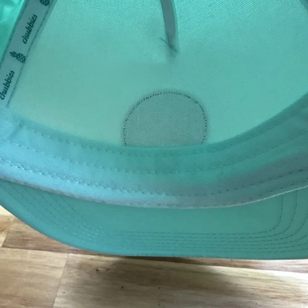 Chubbies The Weekend Has Arrived Rope Green Patch Snapback Nylon Hat Cap Parrot‎