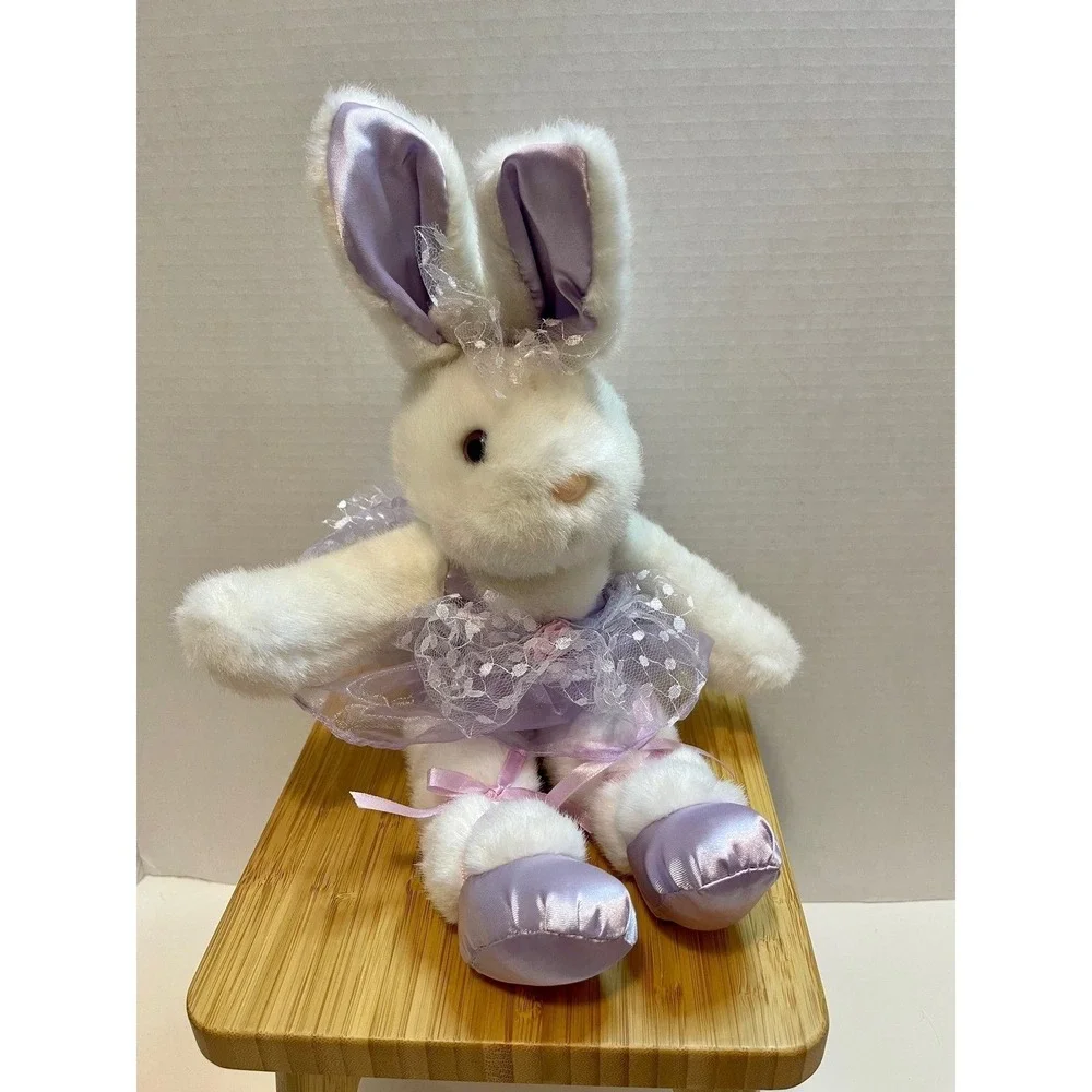 MTY International Ballet Bunny Rabbit Plush Stuffed Animal‎ Purple 16