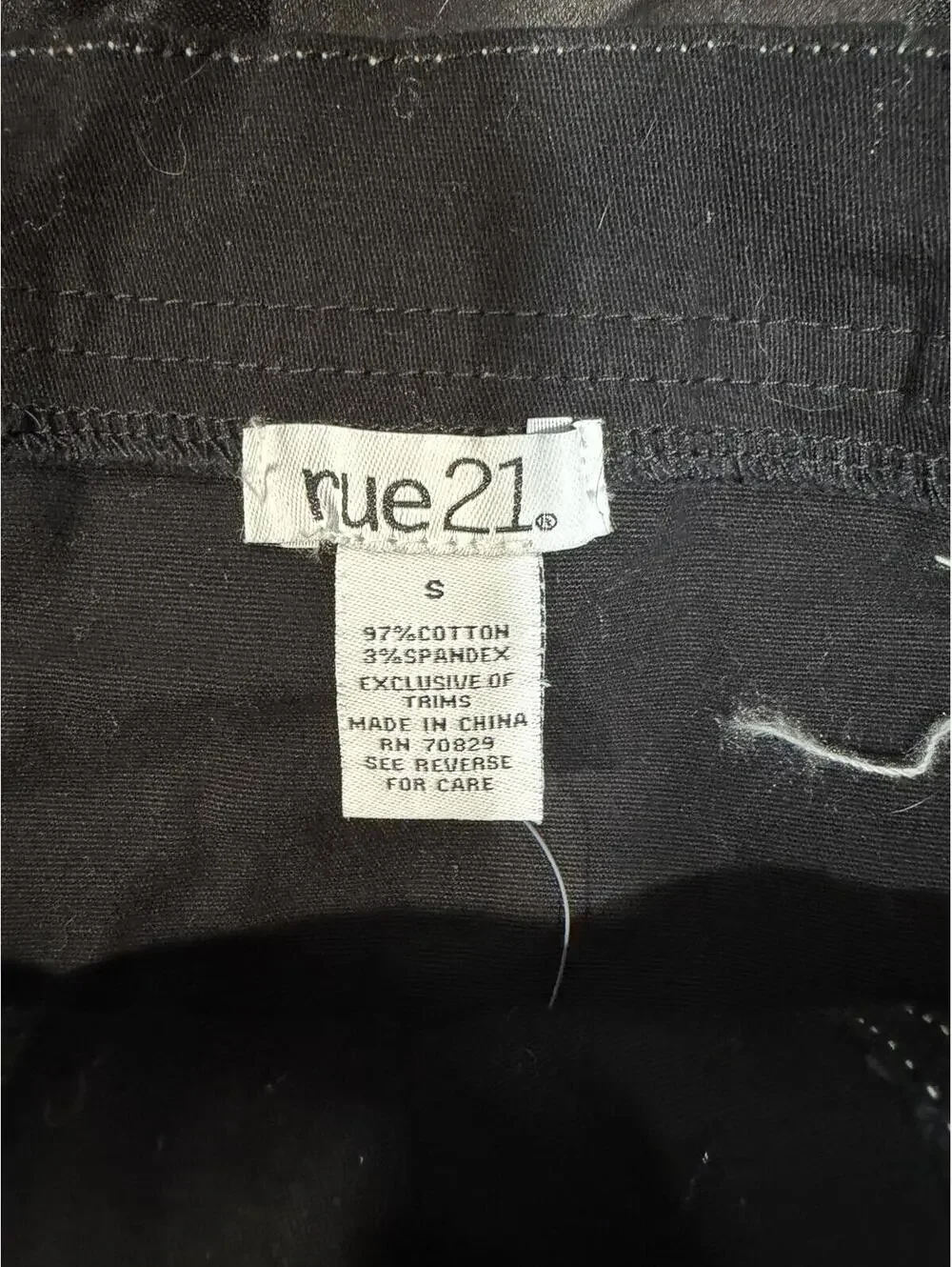 Rue21 black strapless
