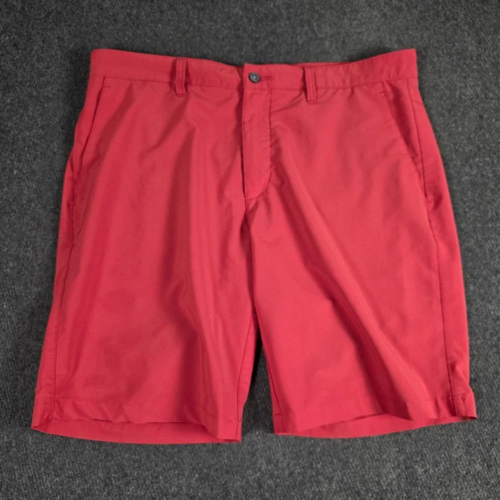 Polo Ralph Lauren Red Performance Golf Shorts Mens Size 36‎