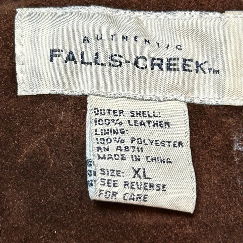 Falls Creek lining soft layered