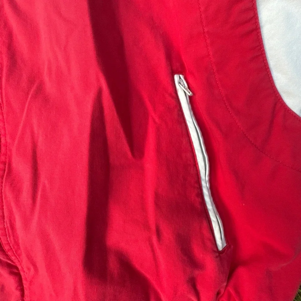 Vintage 90s Stratojac Colorblock Jacket Mens Large Red White Retro‎