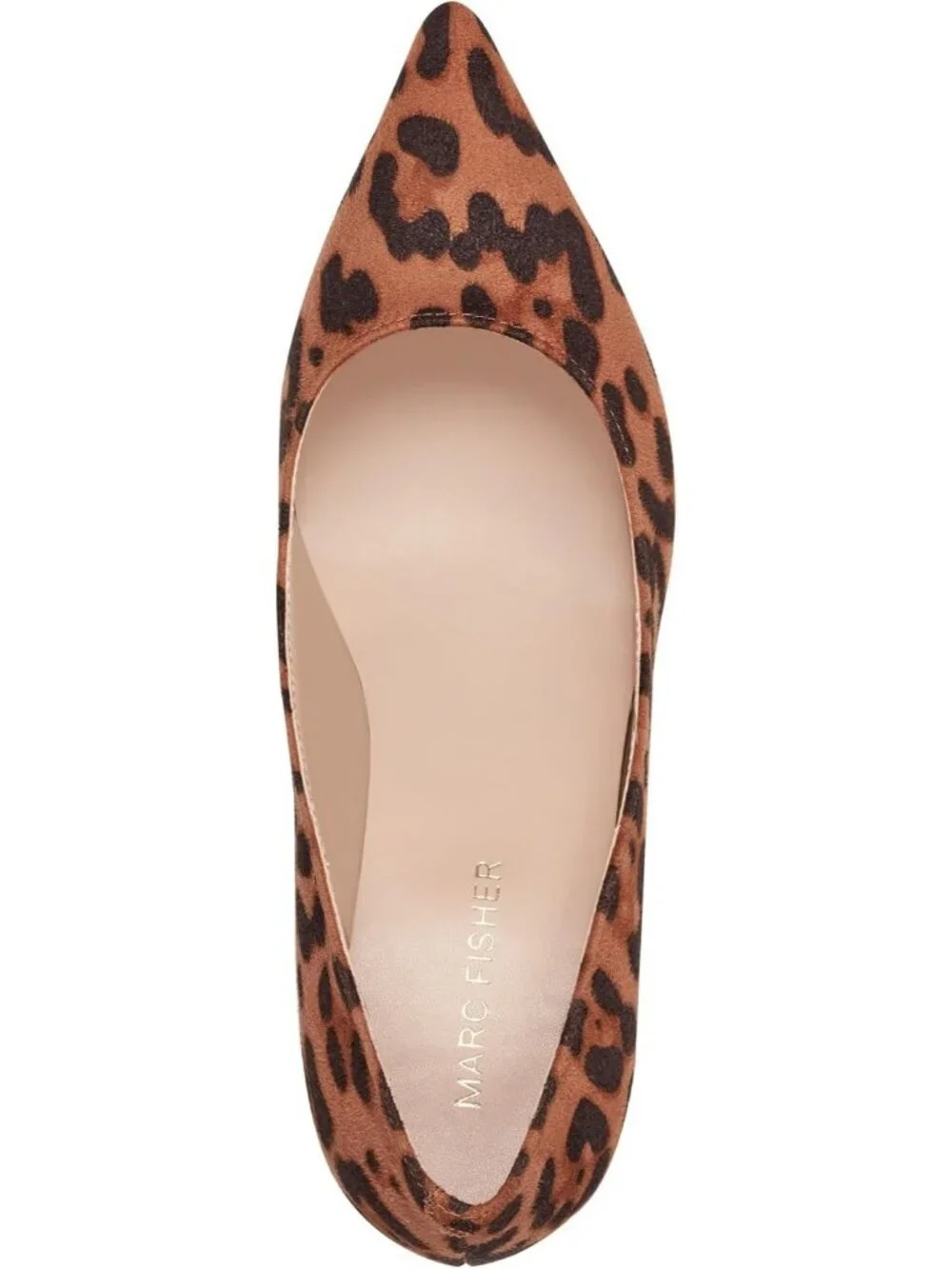 Women's Leopard Modern Pointed Toe Alola Dress Casual Pumps Pull On Heel Shoes
