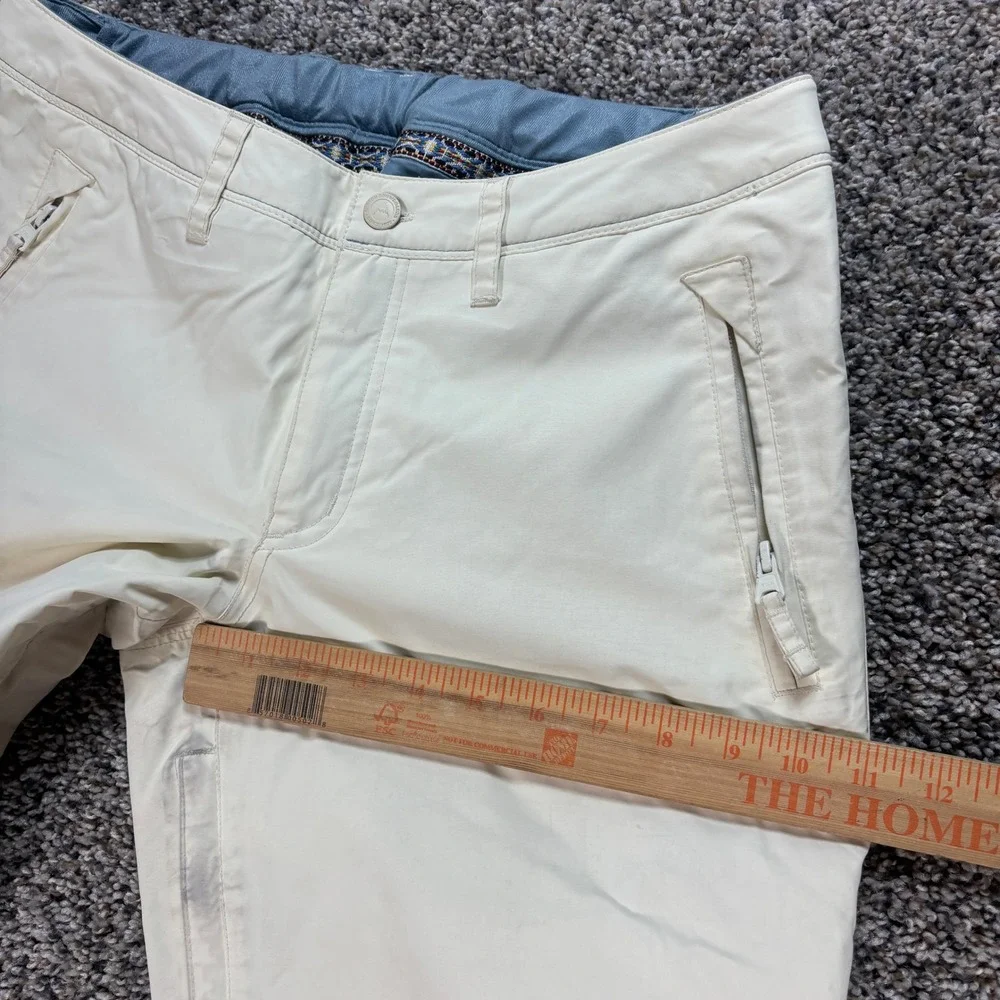 Burton Snowboard Pants Cream Off White Men's M Winter Ski Insulated Trousers